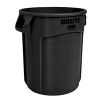 10 GALLON BRUTE® VENTED CONTAINER WITHOUT LID - BLACK