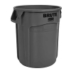 10 GALLON BRUTE® VENTED CONTAINER WITHOUT LID - GRAY
