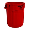 10 GALLON BRUTE® VENTED CONTAINER WITHOUT LID - RED