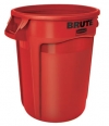 BRUTE® 20 GALLON VENTED CONTAINER RED 