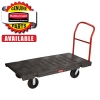HEAVY DUTY PLATFORM TRUCK, 30” X 60” WITH 8” TPR CASTERS