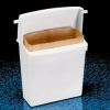 SANITARY NAPKIN RECEPTACLE WITH RIGID LINER