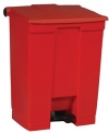 18 GAL STEP ON CONTAINER, RED