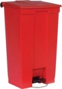 23 GAL STEP ON CONTAINER, RED