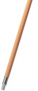 WOOD HANDLE - THREADED METAL TIP - LACQUERED