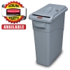 SLIM JIM® CONFIDENTIAL DOCUMENT CONTAINER WITH HANDLES AND LID