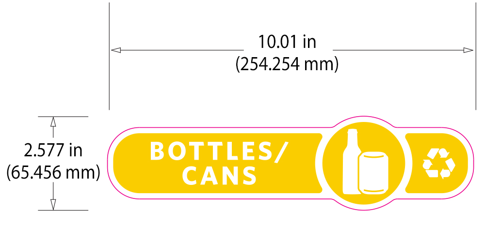 Rubbermaid Version A Long Decorative Labels