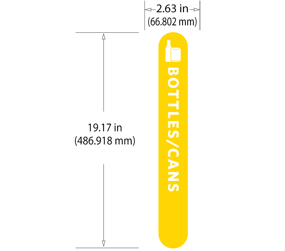 Rubbermaid Vertical Custom Labels