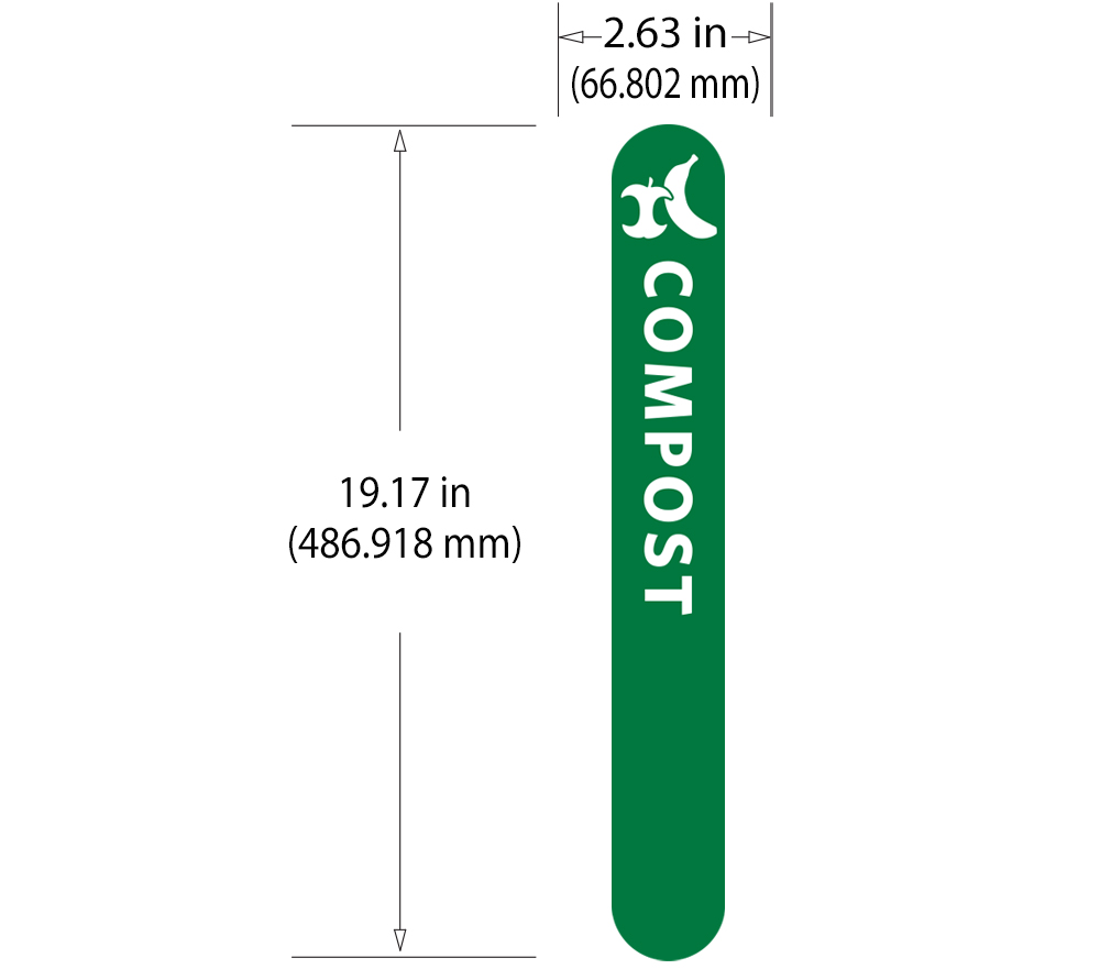 Rubbermaid Vertical Custom Labels