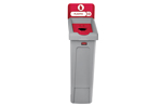 Rubbermaid Version C Slim Jim Recycling Station and Brute Custom Labels