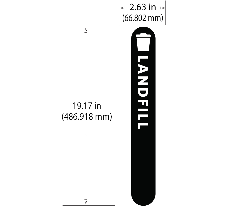 Rubbermaid Vertical Custom Labels
