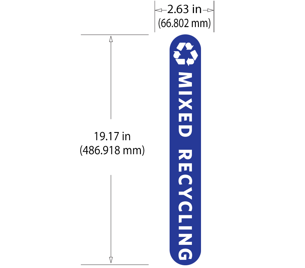 Rubbermaid Vertical Custom Labels