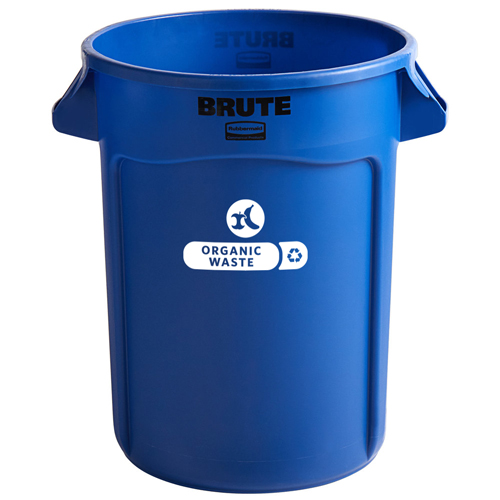 Rubbermaid Version C Slim Jim Recycling Station and Brute Custom Labels