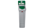 Rubbermaid Version C Slim Jim Recycling Station and Brute Custom Labels