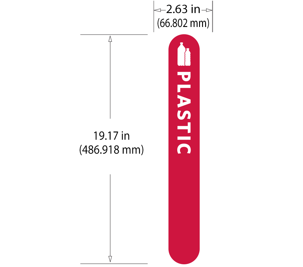 Rubbermaid Vertical Custom Labels