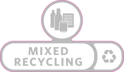 Rubbermaid Version C Slim Jim Recycling Station and Brute Custom Labels