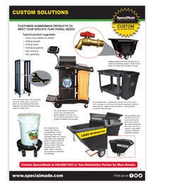 Customization of Genuine Rubbermaid Products Available!