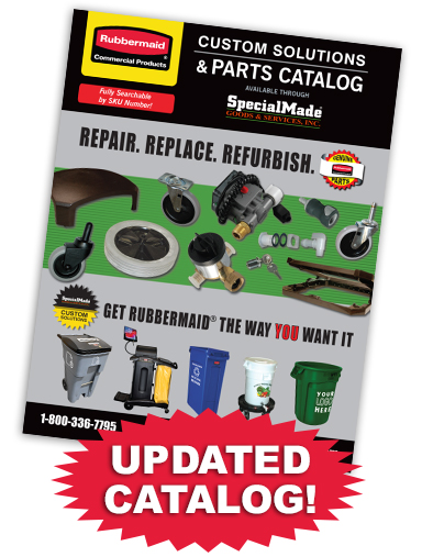 Genuine Rubbermaid Replacement Parts Available!