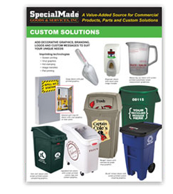 Customization of Genuine Rubbermaid Products Available!