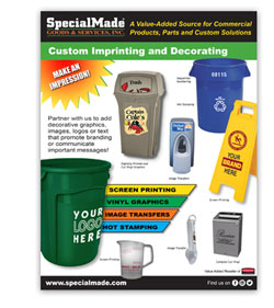 Customization of Genuine Rubbermaid Products Available!