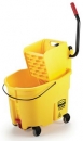 35 QT WaveBrake 2.0 Side-Press Bucket and Wringer w/ Drain - Yellow