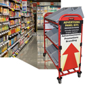 Rubbermaid Tote Picking Cart Advertising Panels