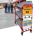Rubbermaid Tote Picking Cart Advertising Panels