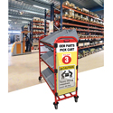 Rubbermaid Tote Picking Cart Advertising Panels