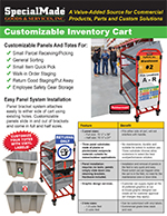 Rubbermaid Tote Picking Cart Advertising Panels Images